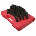 Gourmetgalley 0.5 in. Drive Metric Master Impact Socket Set - 39 Piece GO3658220